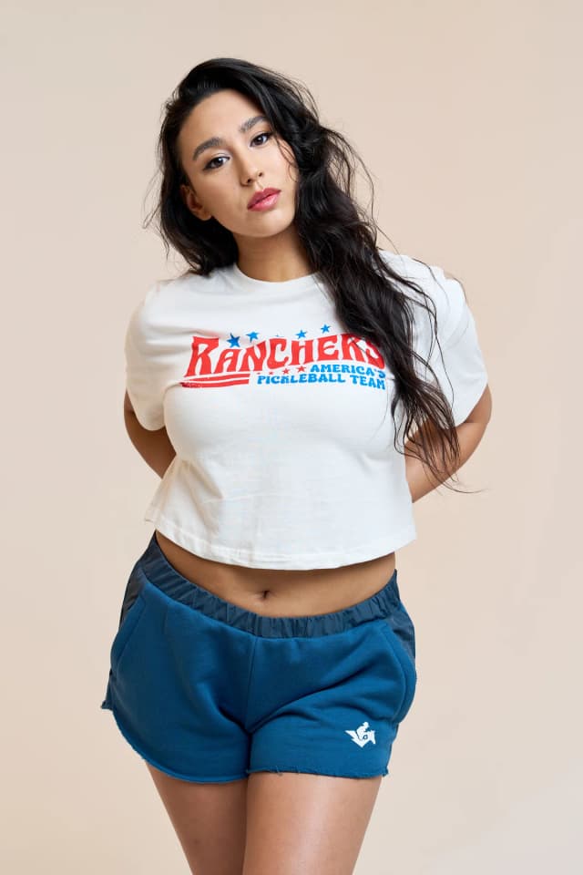 Ranchers America's Team Crop Tee